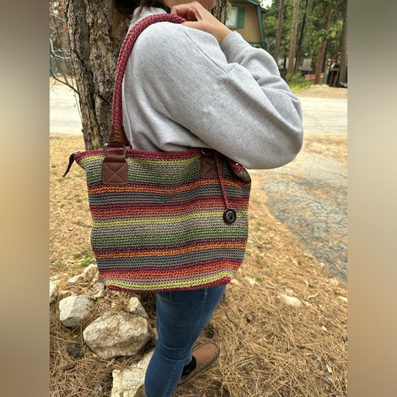 The Sak Crochet Multicolored Large Purse - Picture 2 of 4